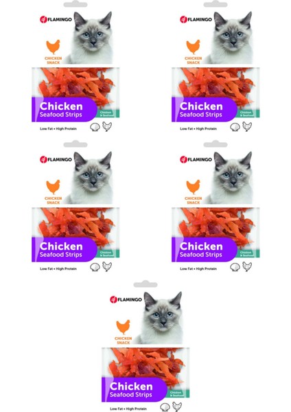 Tavuklu Balıklı Yumuşak Kedi Ödülü 85GR - 5 Adet