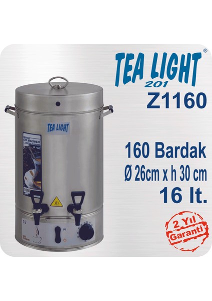 Tea Lıght 160 Bardak 16 Lt.