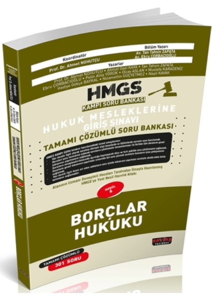 Hmgs Kampı Borçlar Hukuku Soru Bankası Nisan 2025