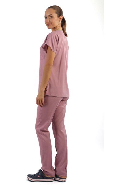 Scrub-Premium Likralı Bayan-Pudra fiyatları