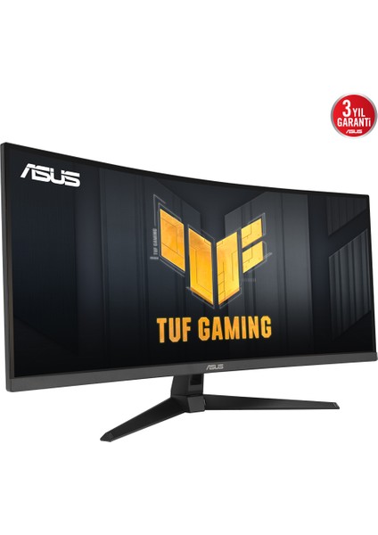 Tuf Gamıng VG34VQ3B 34 Va Kavisli Freesync 3440X1440 1ms 180Hz 400CD Dp HDMI USB Hoparlör Vesa