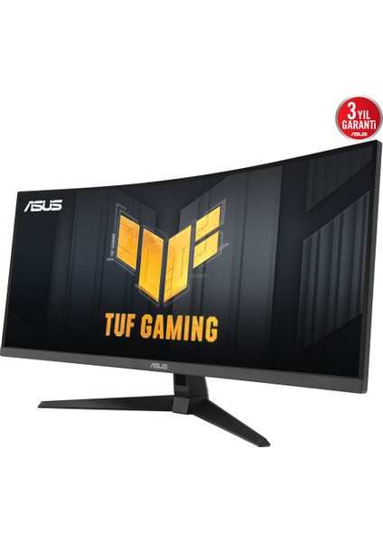 Tuf Gamıng VG34VQ3B 34 Va Kavisli Freesync 3440X1440 1ms 180Hz 400CD Dp HDMI USB Hoparlör Vesa