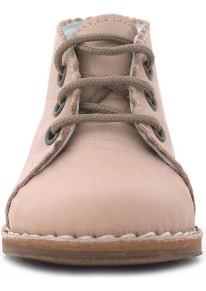 Tbons Özel Tasarım Handmade Hakiki Deri Pudra Kız Bebek Bot modelleri