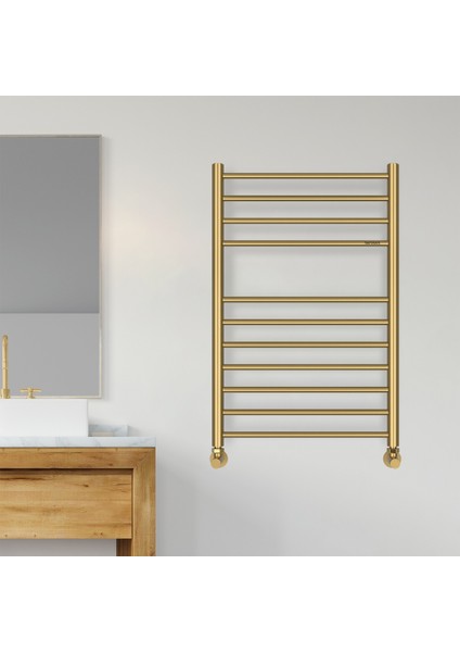 750X500 Bluebell Fırça Brass Gold Altın Havlupan