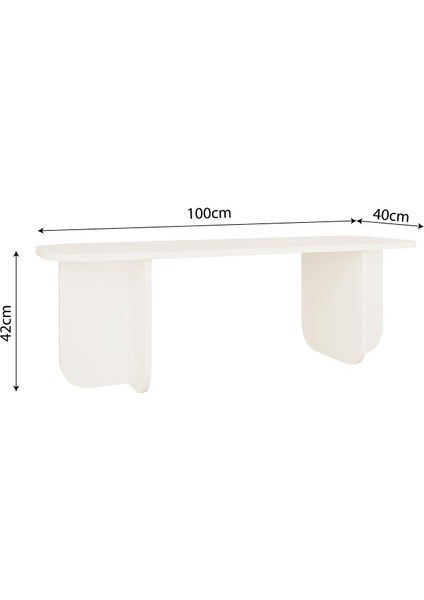B0040 Beca Tv Ünitesi 100 cm Beyaz Tv Sehpası Televizyon Ünitesi Minimalist Modern 45 Inç Tv Ünitesi indirimleri