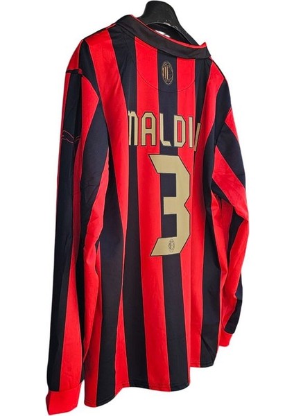 Ac. Mılan #3 Paolo Maldini 125.YIL Özel Uzun Kol Forma modelleri