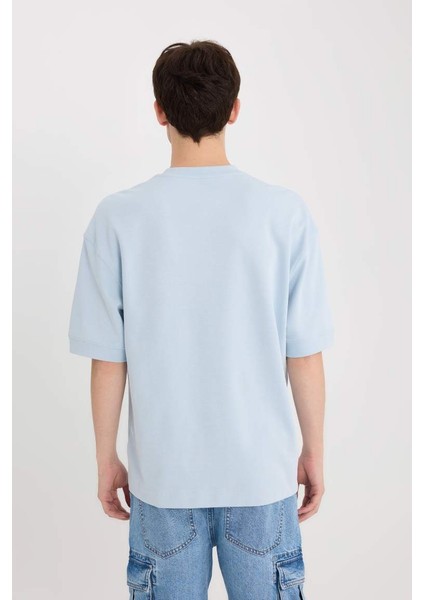 Erkek T-Shirt D5557AX/BE771 Lt.blue indirimleri