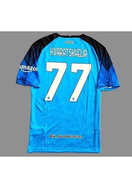 Napoli 2023/24 Yeni Sezon Kvaratskhelıa Iç Saha Forması