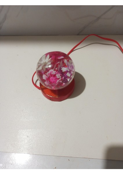 Epoksi Reçine Yedi Renk Pil Gerektirmeyen USB Kablolu Telefon Şarj Çihazı ile Çalışan LED Lanba