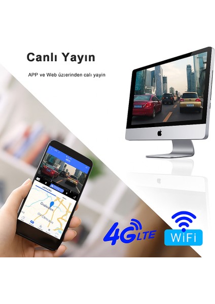4g Destekli Gps Araç Kamerası – Çift Lensli Full Hd ,canlı Yayın, Uzaktan Izleme, Wi-Fi Mobil Uyumlu fiyatları
