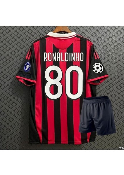 Ronaldinho Retro Çocuk ve Yetişkin Forma Jersey T-Shirt indirimleri