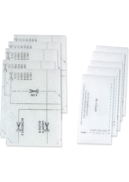 Miele Için 5 Çift Değiştirilebilir Elektrikli Süpürge Aksesuarı Evrensel Motor Filtresi (Yurt Dışından)