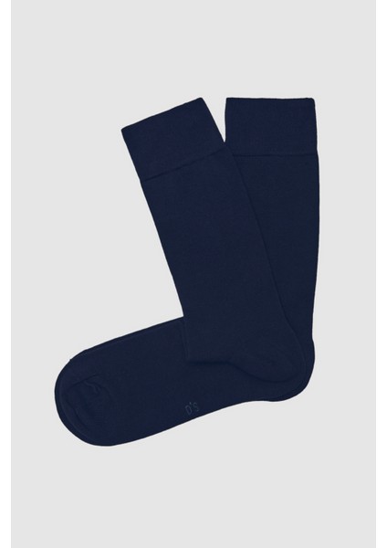 Ds Damat Lacivert 3'lü Çorap Set