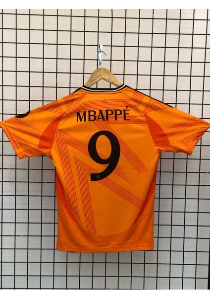 R.madridd 2024/25 Yeni Sezon Mbappe Deplasman Forması (Orange)