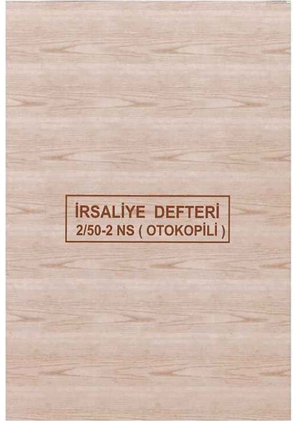 Irsaliye Defteri 2X50 2 Nüsha (Otokopili)