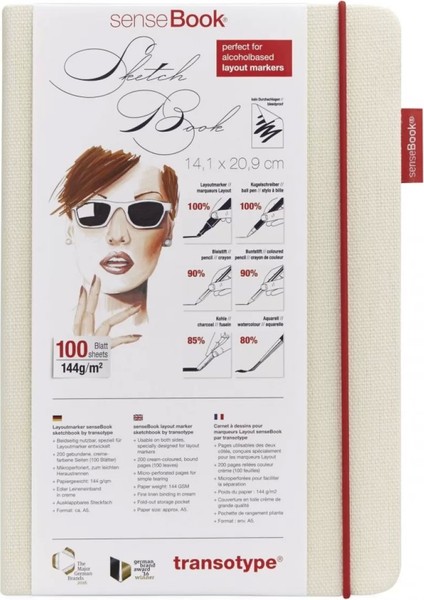 Sensebook Sketch Pad 144GR 100 Yaprak A5