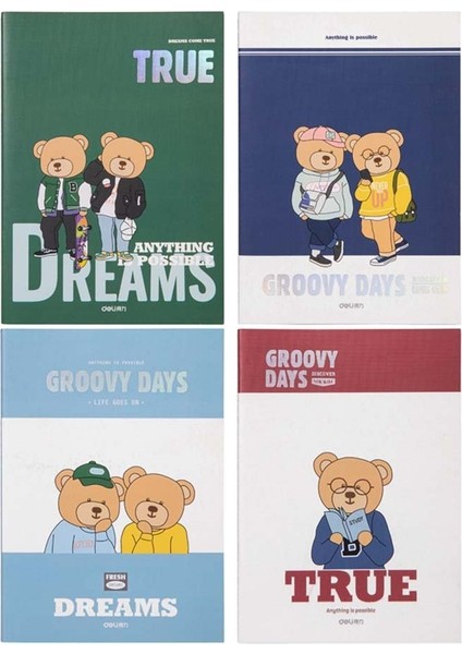 Groovy Days Note Book A5 40YP. Full Force Is Cool FA540