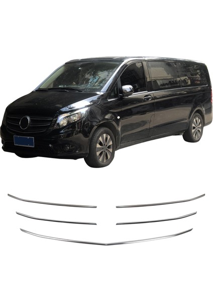 Mercedes Vito W447 Uyumlu 2014 Ve Üzeri Krom Ön Panjur 5 Parça Paslanmaz Çelik fiyatları