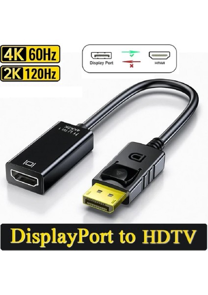 4K Displayport - HDMI Uyumlu Adaptör Erkek Dp - Dişi HDMI Uyumlu Kablo Dönüştürücü Hdtv Pc Projektörü Için Video Ses Dönüştürücü Cabble fırsatları