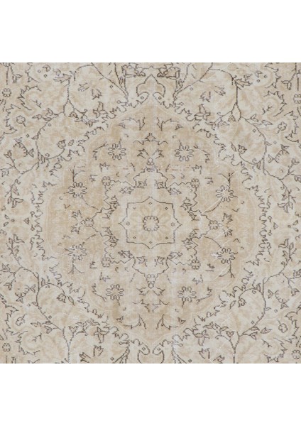190 x 300 cm Güneşte Soldurulmuş Eski Eskitilmiş El Yapımı Yün Türk Halısı fırsatları
