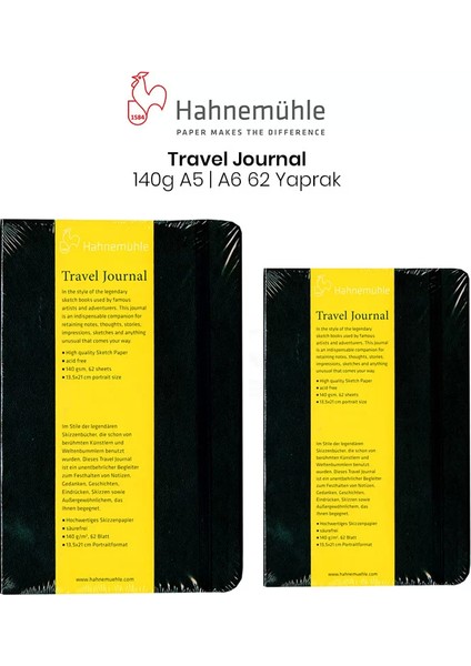 Travel Journal 62 Yaprak 140 G