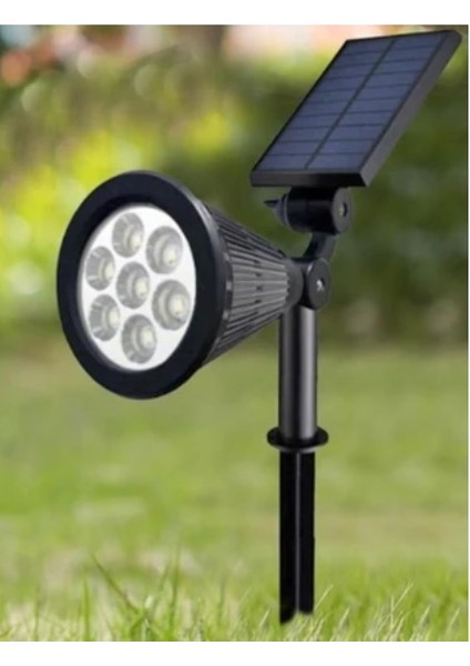 CT-7310 7W Ledli Solar Kazıklı Bahçe/çim Armatürü - Amber