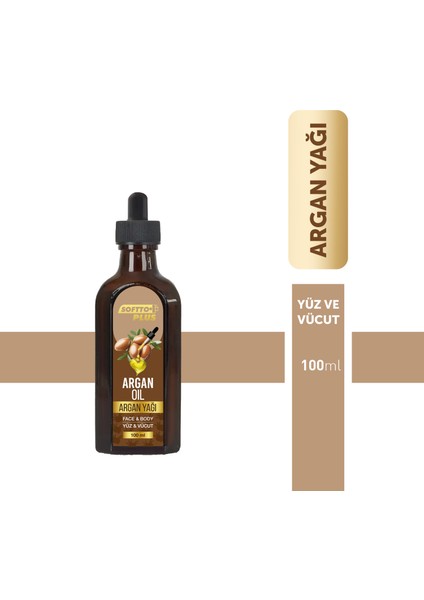 Argan Cilt Nemlendirme Etkili Yüz Ve Vücut Yağı 100 ml