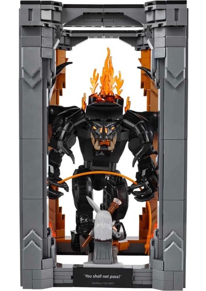 Nessiworld LEGO Icons Yüzüklerin Efendisi: Balrog Kitaplık Dekoru 10367