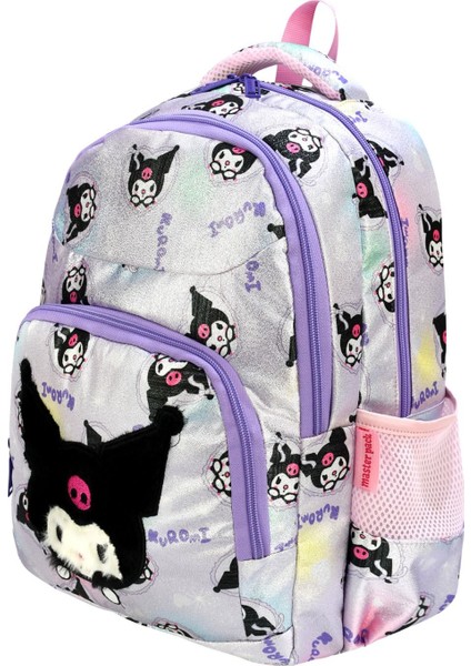Ortopedik Kuromi Desenli Kız Çocuk Okul Sırt Çantası Beslenme ve Kalemlikli Set modelleri