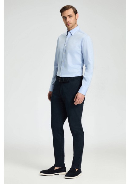 Lacivert Pamuk Karışım Yazlık Chino Pantolon modelleri