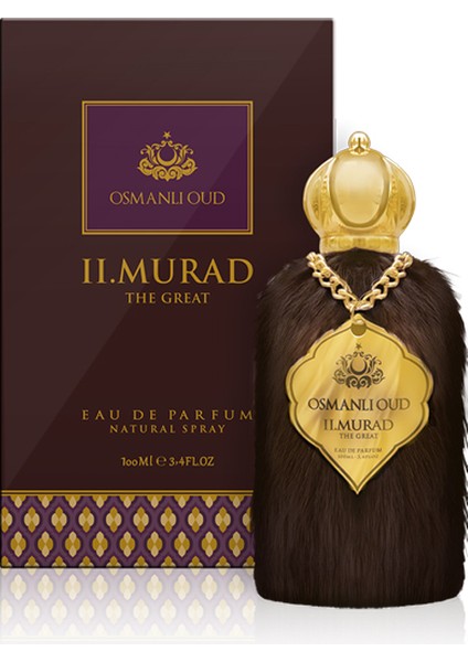 Sultan II. Murad EDP 100 ML Unisex Parfüm – Baharatlı Derimsi Oryantal – 4016