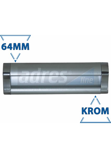 Aras Gömme Kulp 4'lü 64mm