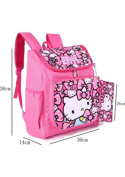 Sanrio Kuromi Cinnamoroll Hello Kitty My Melody Sırt Çantası ve Kalem Kutu Seti