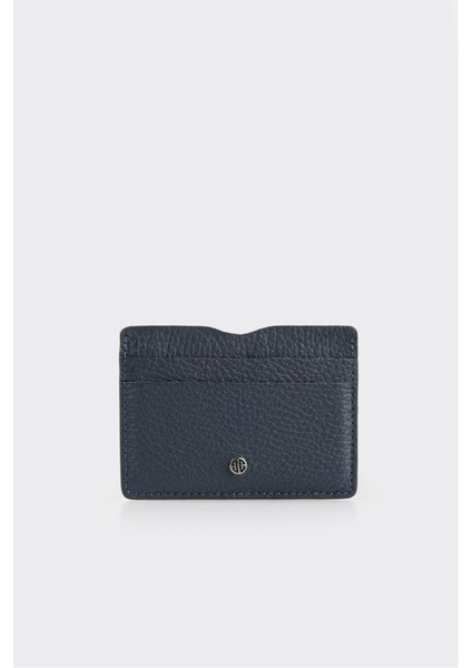 Lacivert Deri Erkek Kartlık