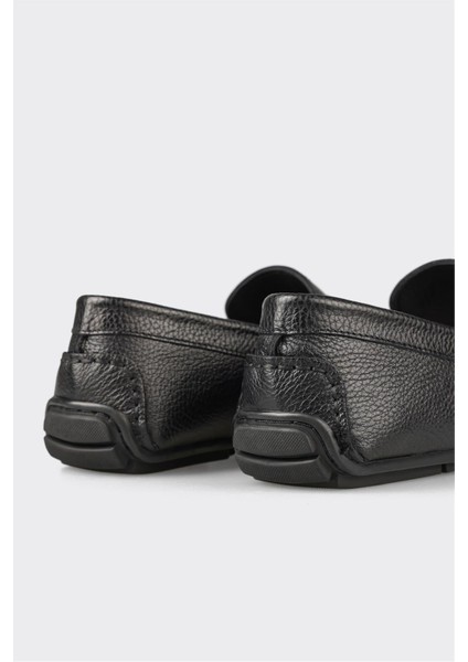 Siyah Deri Erkek Günlük Ayakkabı fırsatları