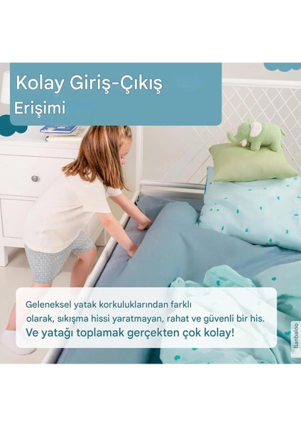 Joybed 140 cm Sünger Yatak Bariyeri, Düşmeye Karşı Çocuk Yatak Bariyeri