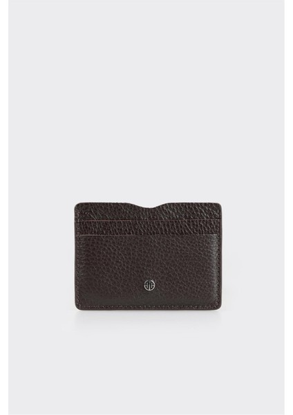 Kahve Deri Erkek Kartlık