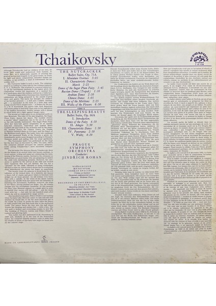 Tchaikovsky The Nutcracker The Sleeping Beauty Ballet Suites Lp Plak