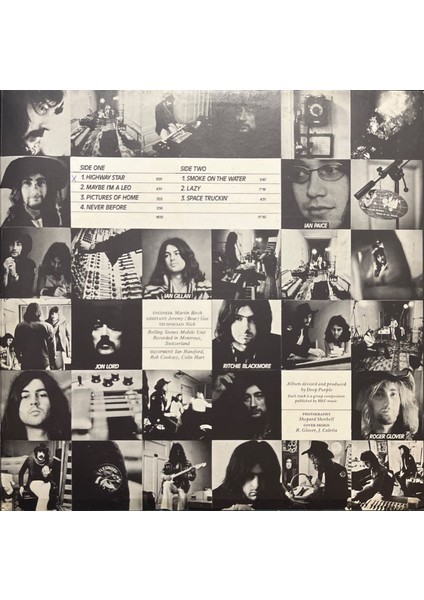 Deep Purple Machine Head (1 St. Press) Lp Plak