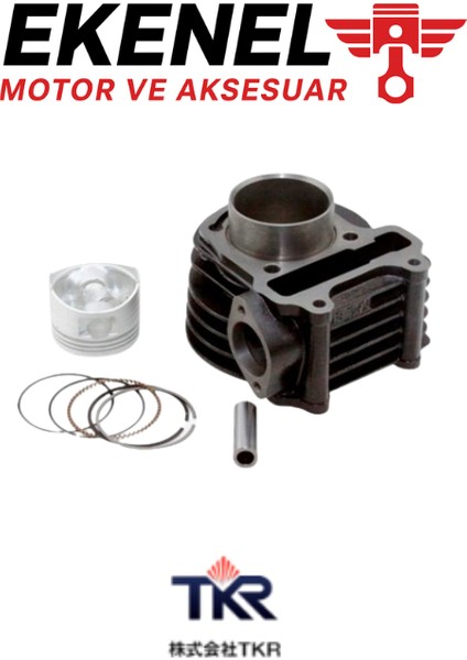 Honda Activa 100 – Beat Silindir Piston Segman Takımı | Tkr Marka | 2003–2010 Uyumlu Komple Set