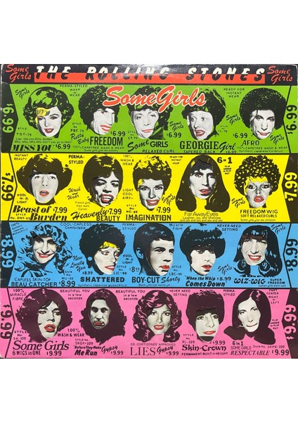 The Rolling Stones Some Girls (Turuncu Renkli) Lp Plak modelleri