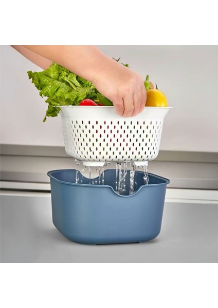 5 Parça Çok Amaçlı Süzgeçli,limon Sıkacaklı,kesme Tahtalı Karıştırma Kabı Kasesi Mutfak Seti fiyatları