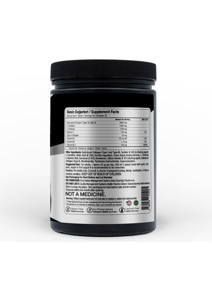 Men Collagen 300GR TIP123 L-Carnitine L-Citrulline
