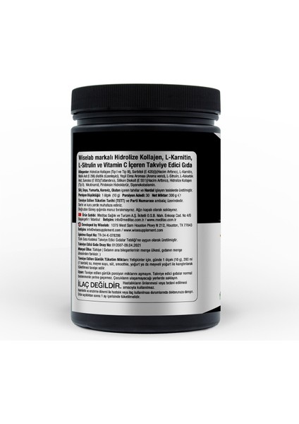 Men Collagen 300GR TIP123 L-Carnitine L-Citrulline