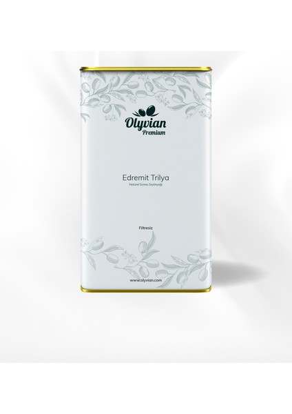 Premium Natürel Sızma Zeytinyağı 18 L – Edremit & Trilye Cinsi, Soğuk Sıkım