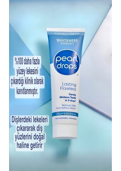 Lasting Flawless -Sıvı kalsiyum Ile Anti-age Özellikli,leke Çıkarıcı Ve 3 Günde Etkili Beyazlatıcı Diş Macunu 75ml fırsatları