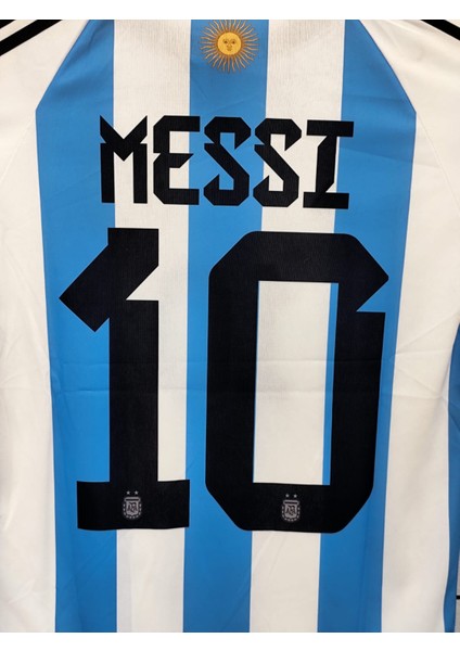 Lionel Messi Arjantin Yeni Sezon 2025 Yetişkin Futbol Forması (Beyaz-Mavi) fiyatları