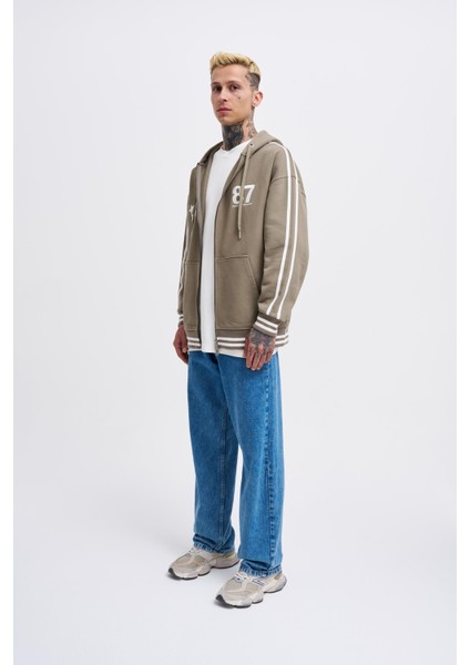 Erkek M Star Logo Haki Zip Jacket fiyatları