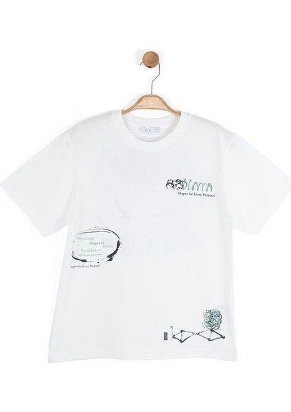 Erkek Çocuk Pamuklu Sırt Baskılı Oversize T-Shirt modelleri