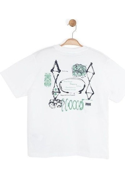 Erkek Çocuk Pamuklu Sırt Baskılı Oversize T-Shirt fırsatları